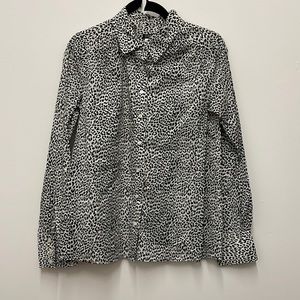 J.Crew Cheetah Print Button Down